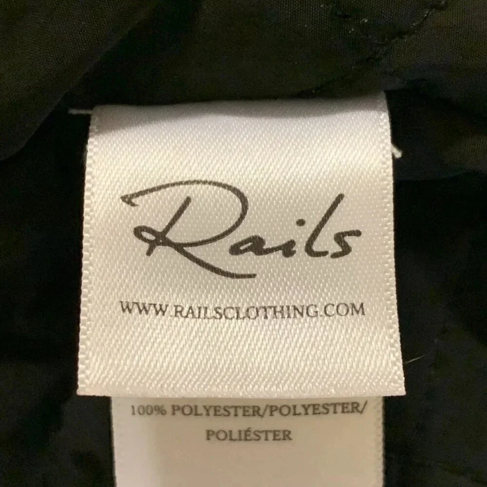 Rails Men's Worthing Button-up Lined Flannel Shirt Jacket in Grey Melange SZ XXL